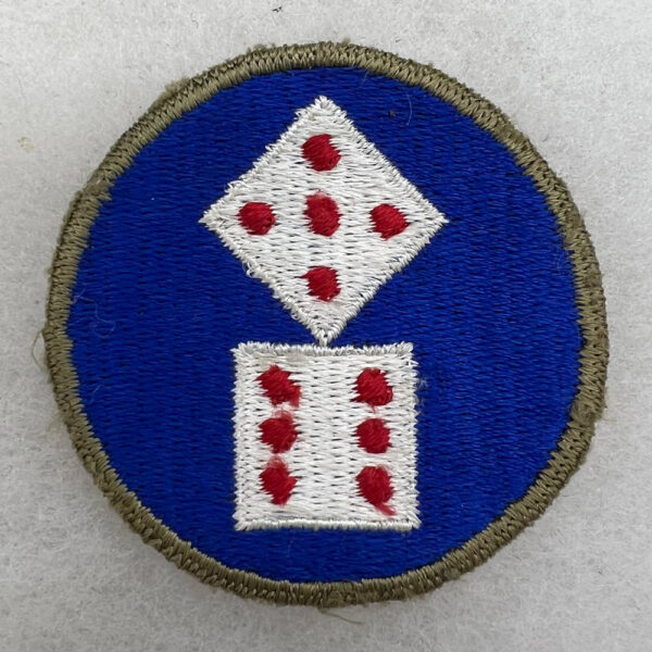 WW2 US Army 11th Corps Patch OD Border Rare