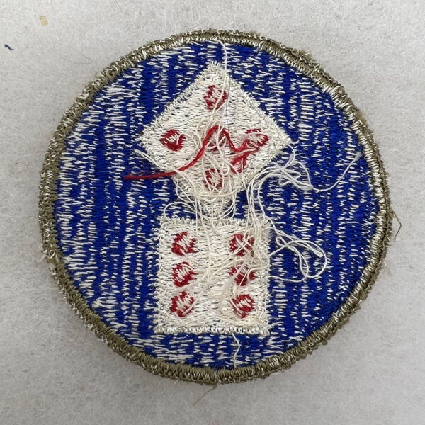 WW2 US Army 11th Corps Patch OD Border Rare - Image 2