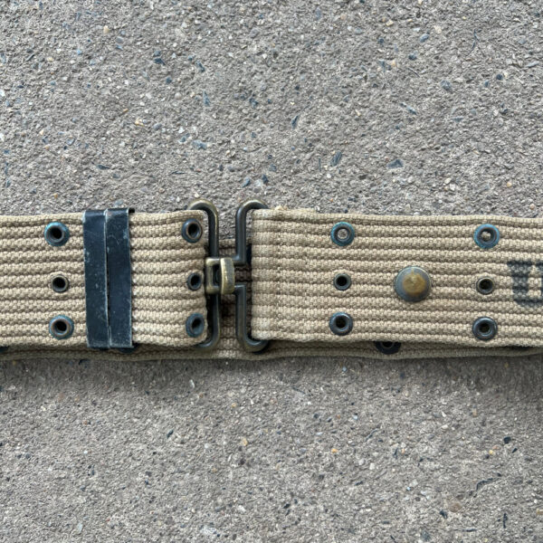 WW2 US Army Web Belt 1943 Dated - Image 2