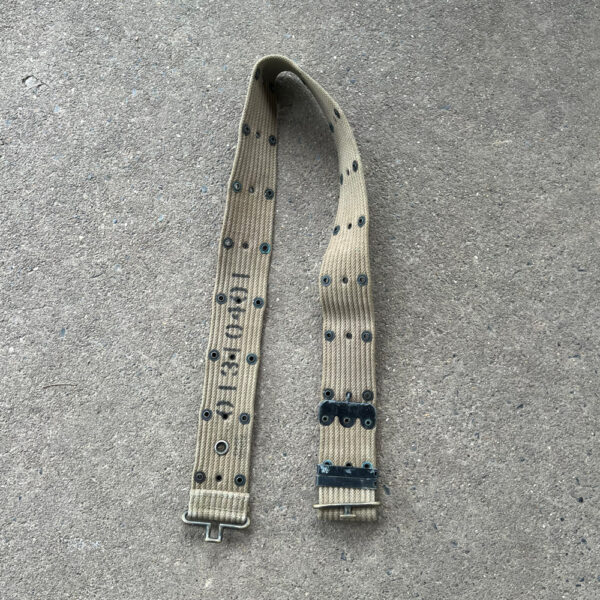 WW2 US Army Web Belt 1943 Dated - Image 5