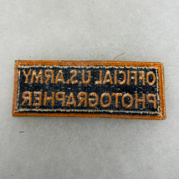 WW2 US Army Official Photographer Tab - Image 2
