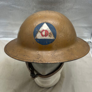 WW2 US Civil Defense Helmet Reserviced Model 1917