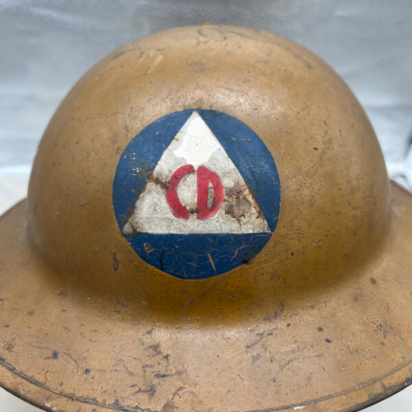 WW2 US Civil Defense Helmet Reserviced Model 1917 - Image 2