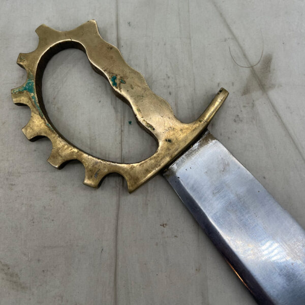 WW2 US Australian Made Fighting Knife Brass Handle - Image 3