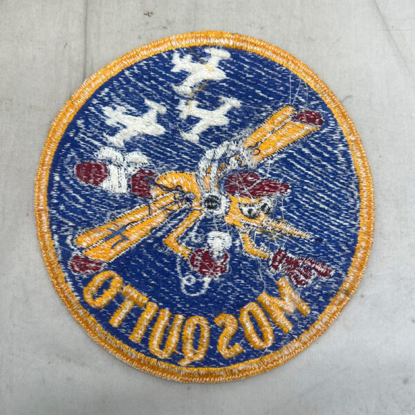 Korean War USAF 6147th Tactical Control Squadron Patch Japanese Made 6 Inch - Image 2