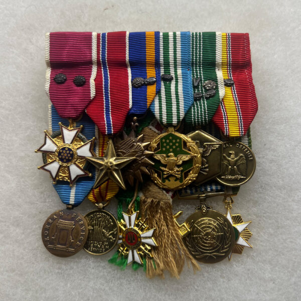 Vietnam War US Army Officer Miniature Medal Rack