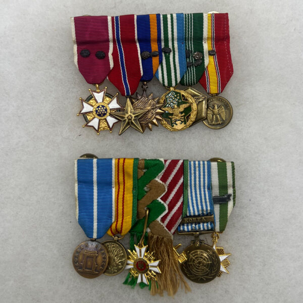 Vietnam War US Army Officer Miniature Medal Rack - Image 2