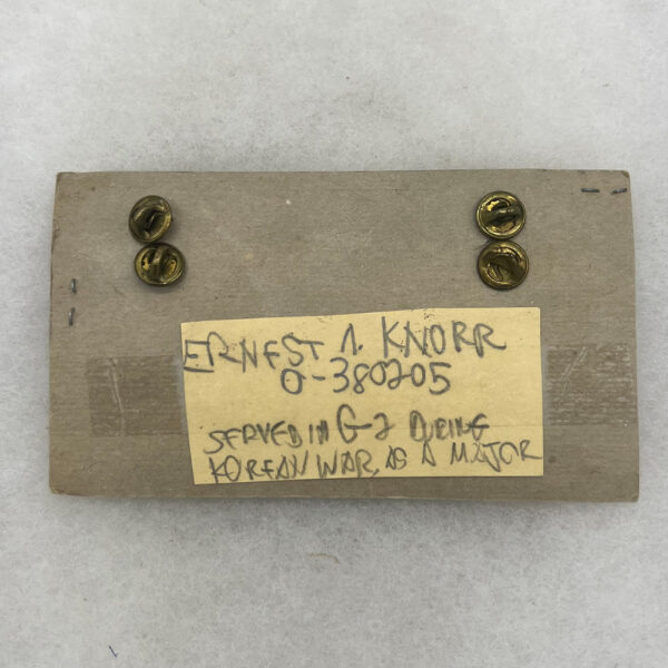 WW2 / Korean War US Army Officer Miniature Medal Rack ID'd - Image 3