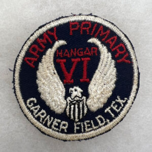 WW2 Army Primary Flight School Garner Field Texas Patch Twill