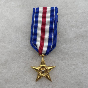US Silver Star Medal Miniature