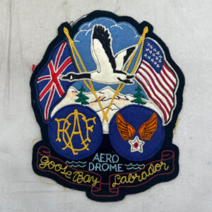 WW2 US RCAF / US Army Air Force Goose Bay Souvenir Jacket Patch Felt