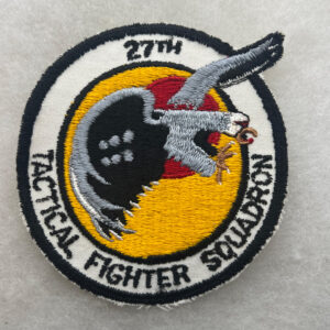 USAF 27th Tactical Fighter Squadron Patch Twill