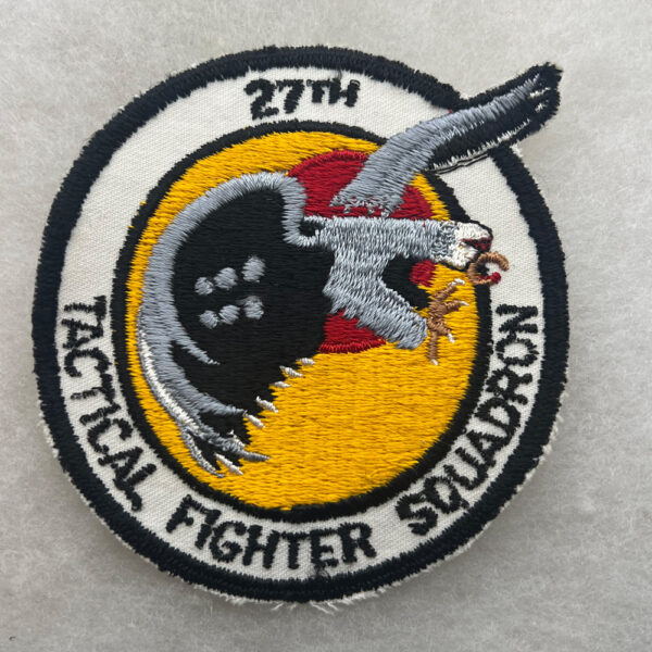 USAF 27th Tactical Fighter Squadron Patch Twill