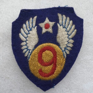 WW2 US 9th Army Air Force Patch English Made Felt