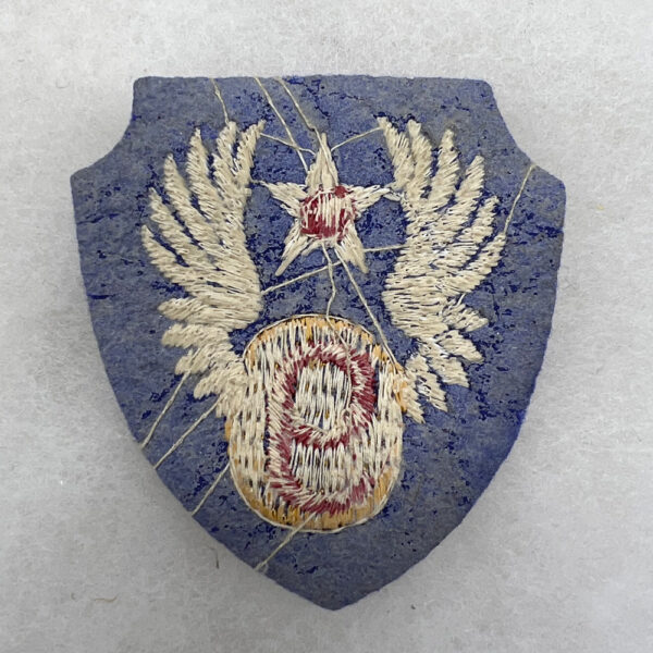 WW2 US 9th Army Air Force Patch Felt English Made - Image 2
