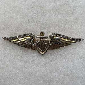 WW2 US Navy Aviator Sweetheart Wing Pinback