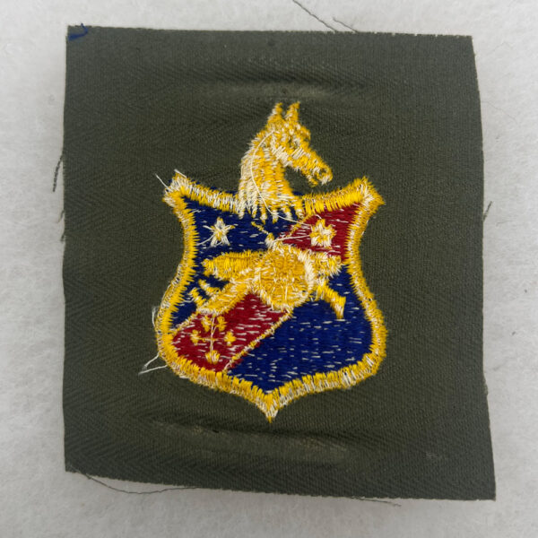 US Army 104th Artillery Pocket Patch Embroiderd On HBT Material - Image 2