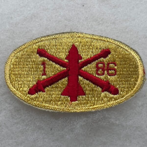 US Army 1 / 86th Artillery Pocket Patch