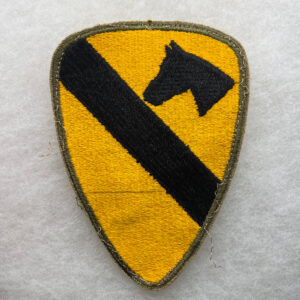WW2 US Army 1st Cavalry Division Patch Worn