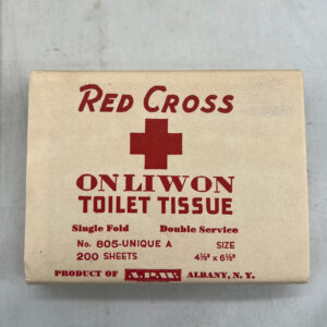 WW2 US Red Cross Toilet Tissue 200 Sheets Unissued