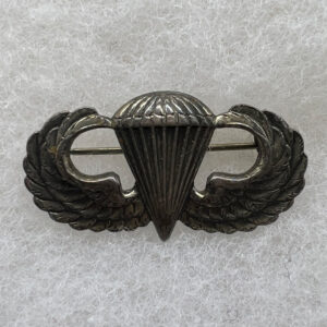WW2 US Airborne Parachutist Jump Wing Sterling Pinback