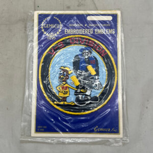 US Navy V-3 Division Patch On Gemsco Card
