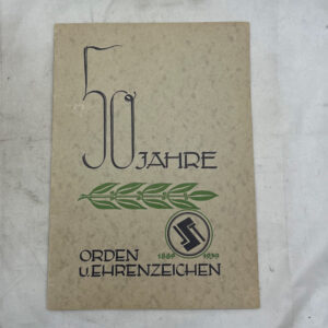 WW2 German Medal Catalog 50 Years 1889-1939