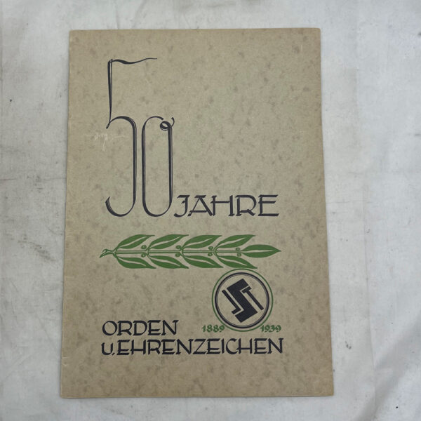 WW2 German Medal Catalog 50 Years 1889-1939