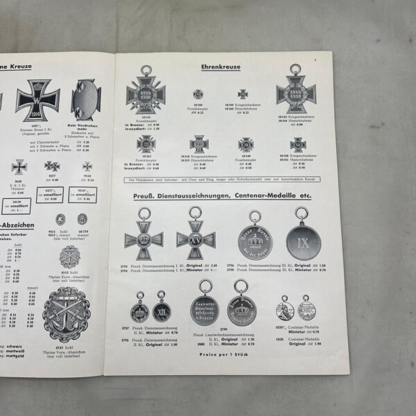 WW2 German Medal Catalog 50 Years 1889-1939 - Image 2
