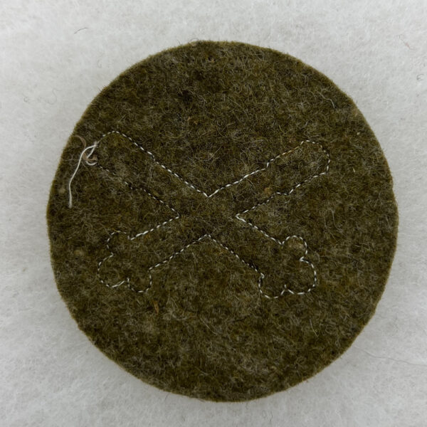 WW1 US Army Artillery PFC Chevron Patch Wool - Image 2