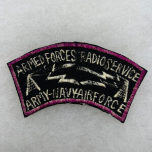 US Army Armed Forces Radio Service Army-Navy-Air Force Tab Japanese Made