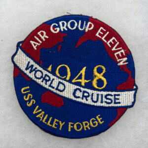 US Navy USS Valley Forge Air Group Eleven World Cruise 1948 Patch