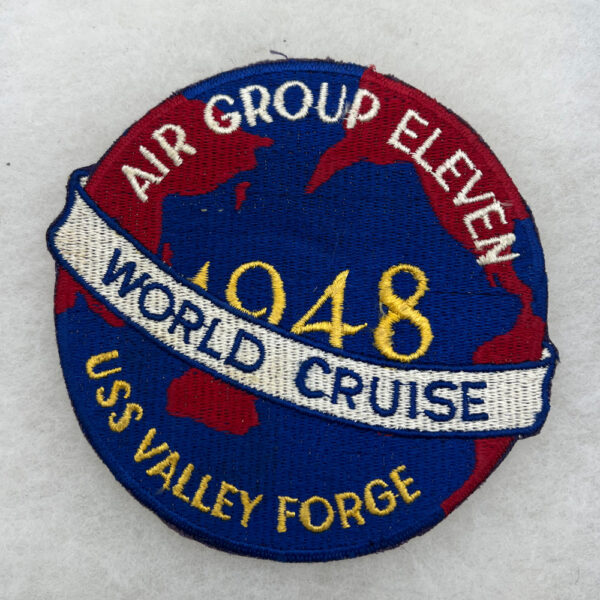 US Navy USS Valley Forge Air Group Eleven World Cruise 1948 Patch