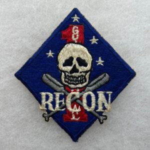 US 1st Marine Division Reconnaissance Patch Japanese Made ID'd