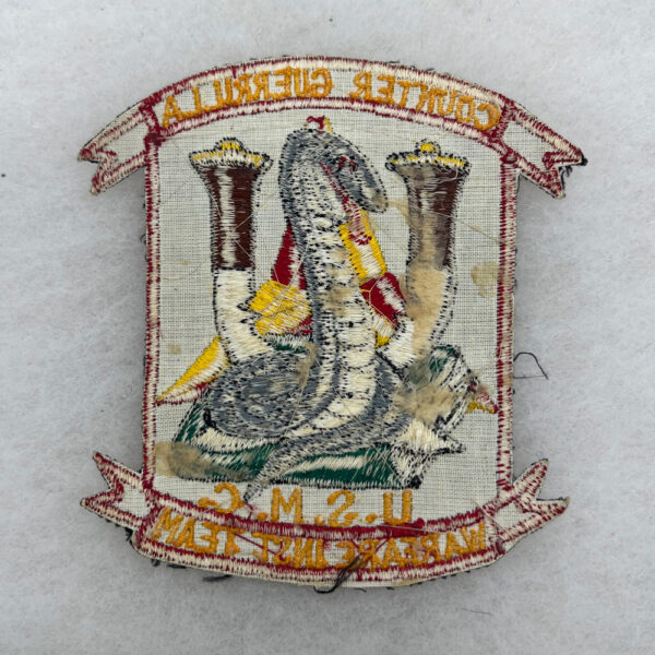 US Marine Corps Counter Guerilla Warfare Team Patch Theater Made ID'd - Image 2