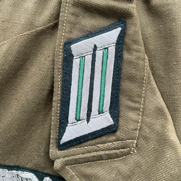 WW2 German Army Officer Mountain Troop Africa Korps M41 Uniform Upgraded To Officer Insignia Applied Post War - Image 7