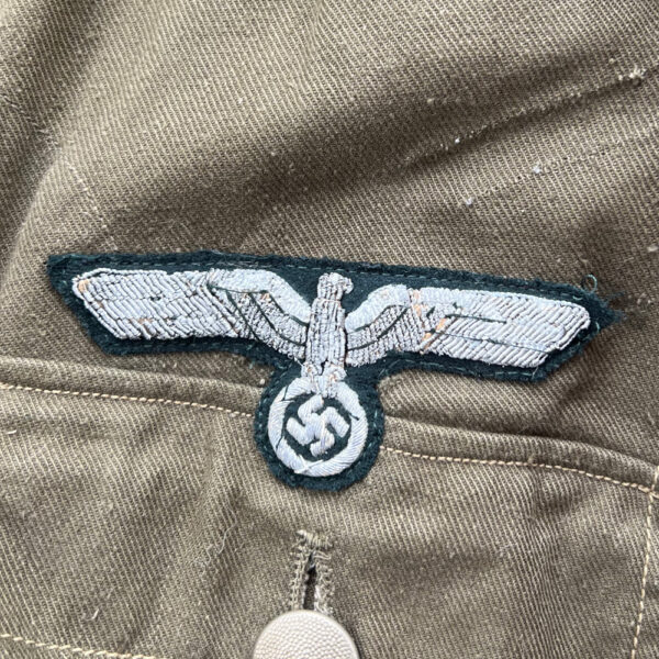 WW2 German Army Officer Mountain Troop Africa Korps M41 Uniform Upgraded To Officer Insignia Applied Post War - Image 8
