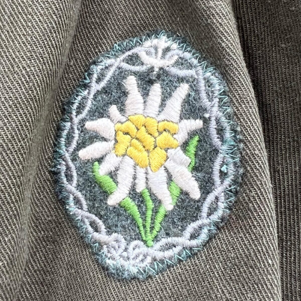 WW2 German Army Officer Mountain Troop Africa Korps M41 Uniform Upgraded To Officer Insignia Applied Post War - Image 9