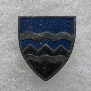 US Army 397th Infantry Regiment DUI German Made Pinback
