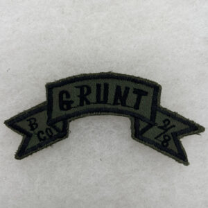 US Army B Company 2nd Battalion 8th Mechanized Infantry 4th Infantry Division Scroll Vietnamese Made
