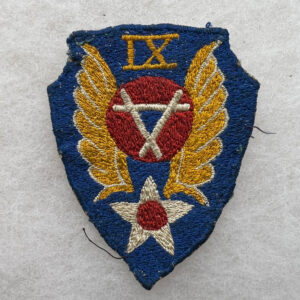 WW2 US Army Air Force 9th Engineer Command Patch Theater Made