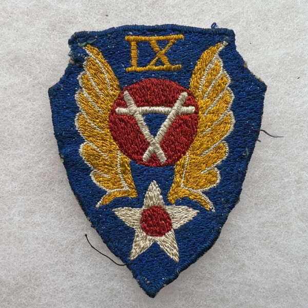 WW2 US Army Air Force 9th Engineer Command Patch Theater Made