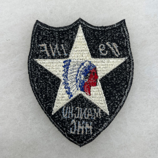 US Army 1/9 Infantry Manchu HHC 2nd Division Pocket Theater Embellished - Image 2