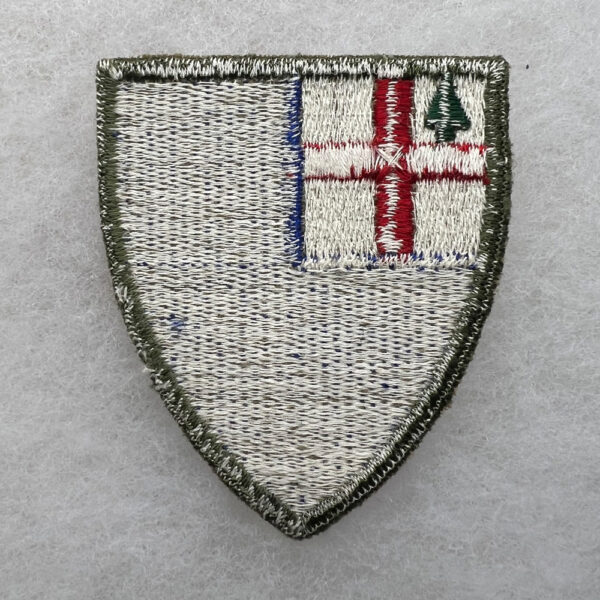 WW2 US Army 11th Corps Patch OD Border - Image 2