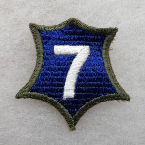 WW2 US Army 7th Corps Patch OD Border