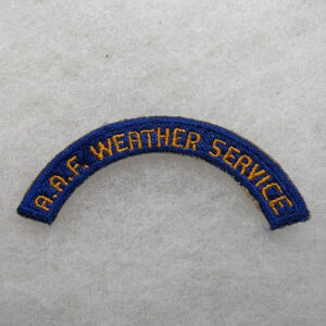 WW2 US Army Air Force Weather Service Tab