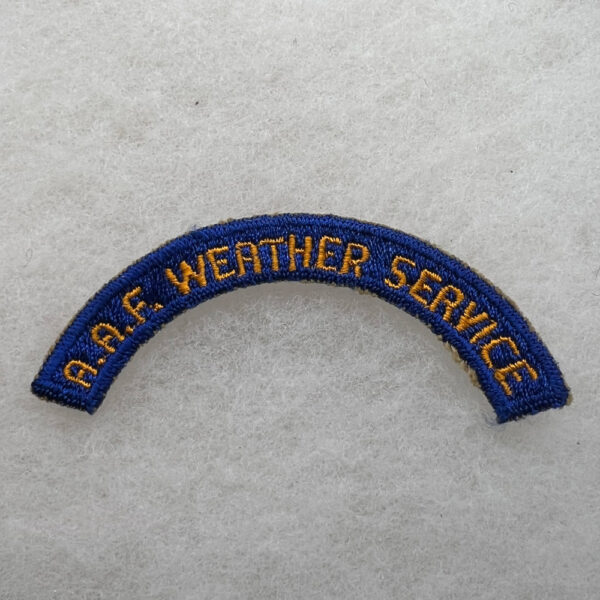 WW2 US Army Air Force Weather Service Tab