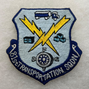USAF 81st Transportation Squadron Patch Japanese Made