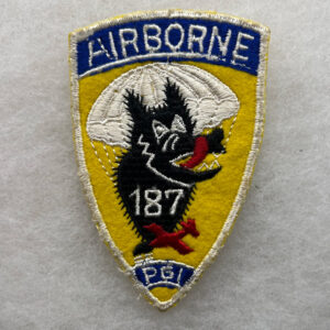 US Army 187th Airborne Paraglider Infantry Patch Felt Error