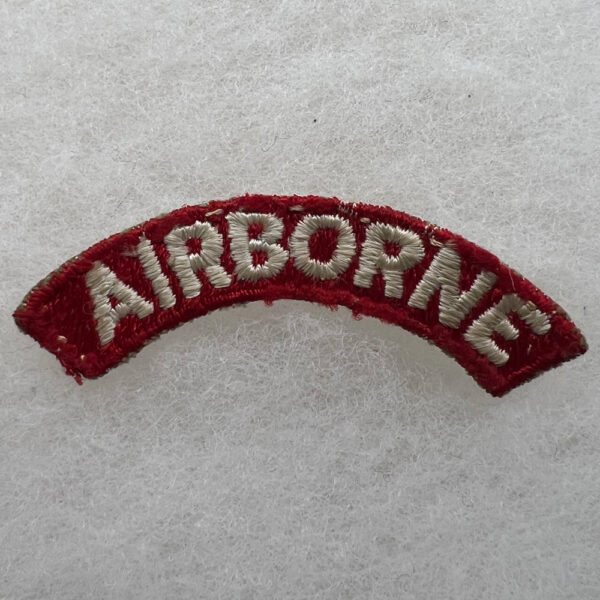 WW2 US Army Airborne Engineer Tab Worn